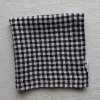 Serviett - 45x45cm Black Gingham