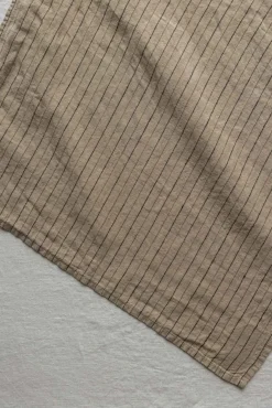 Serviett - 45x45cm Camel Stripe
