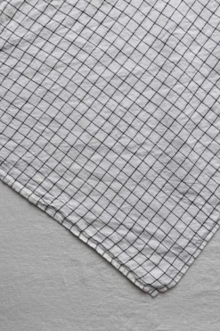 Serviett - 45x45Cm White/Black Checks