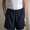 Shorts - Lulu Poplin II Black Navy