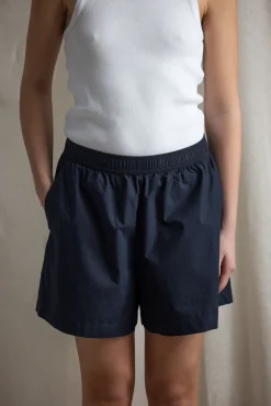 Shorts - Lulu Poplin II Black Navy