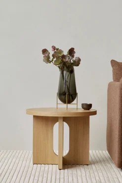 Sidebord - Androgyne dia50cm Natural Oak/ Natural Oak