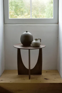 Sidebord - Geometric Teak