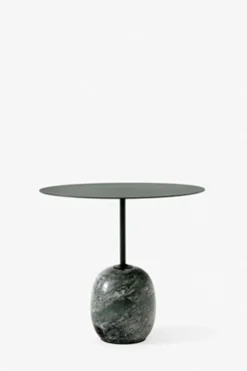 Sidebord - Lato LN9 Deep Green w/Verde Alpi Marble