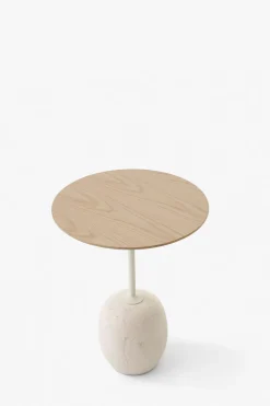 Sidebord - Lato LN8 Lacquered Oak w/Crema Diva Marble