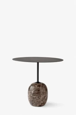 Sidebord - Lato LN9 Warm Black u0026 Emparador Marble
