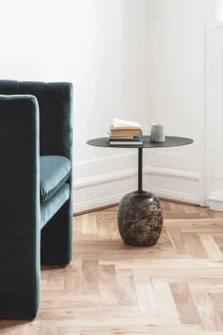 Sidebord - Lato LN9 Warm Black u0026 Emparador Marble