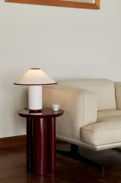 Sidebord - Tung JA3 Burgundy Red