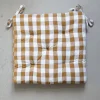 Sittepute - 45x45cm Mustard/White