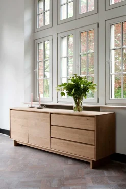 Sjenk - Oak Wave 205x46xh77cm