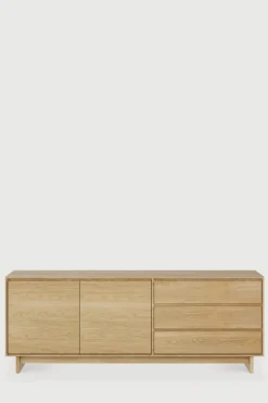 Sjenk - Oak Wave 205x46xh77cm