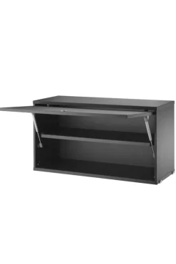 Skap - Vippedør 78x30x42 Sort Ask