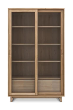 Skap - Wave Vitrineskap 110x46xh183cm