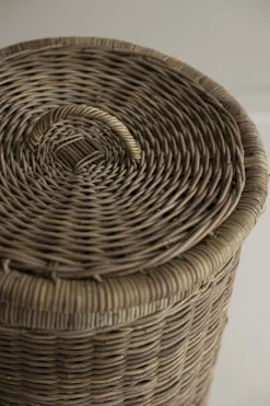 Skittentøyskurv - m/Lokk Dia39 x H59cm