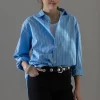 Skjorte - Coastal Shirt Cornflower Blue Stripe