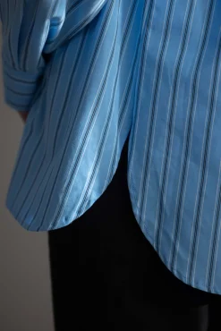 Skjorte - Coastal Shirt Cornflower Blue Stripe