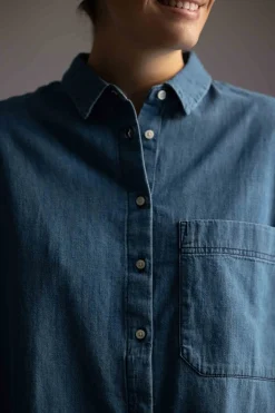 Skjorte - Lynette Denim Iceberg