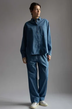 Skjorte - Lynette Denim Iceberg