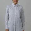 Skjorte - Relaxed Straight Shirt Optic White/Rose