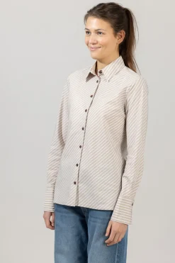 Skjorte - Sylvia Stripe Poplin Shirt