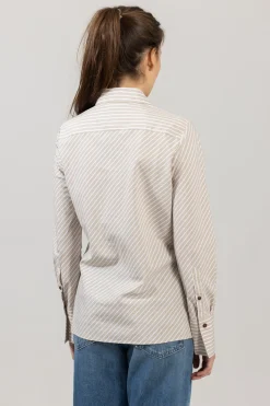 Skjorte - Sylvia Stripe Poplin Shirt