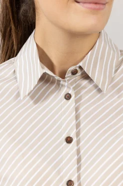 Skjorte - Sylvia Stripe Poplin Shirt