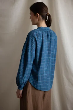 Skjorte - Viviane NO732 Griotte Blue Worker