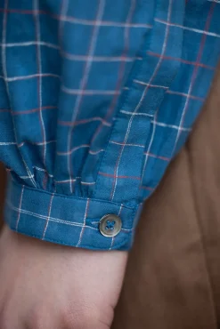 Skjorte - Viviane NO732 Griotte Blue Worker