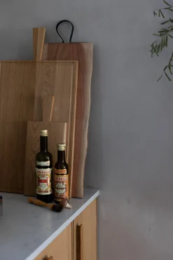 Skjærebrett - m/Saftrille 34x54cm Oljet eik