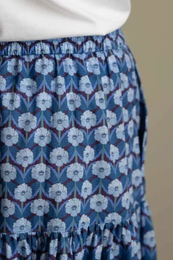 Skjørt - Bibbi Chevron Blue