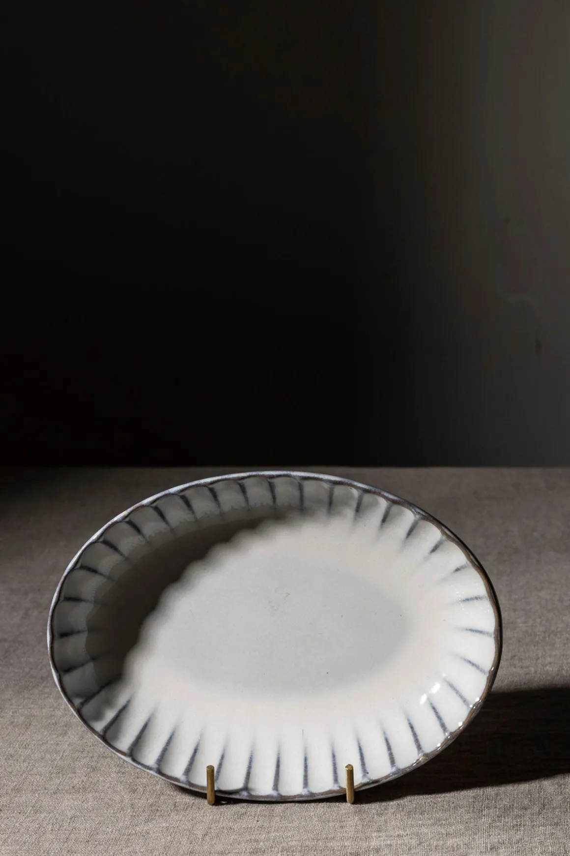 Skål - Inku Oval Hvit