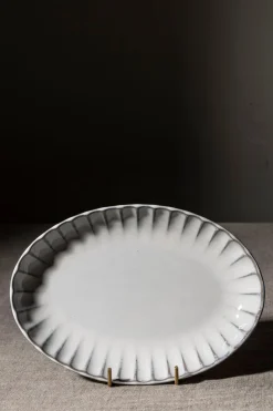 Skål - Inku Oval Hvit