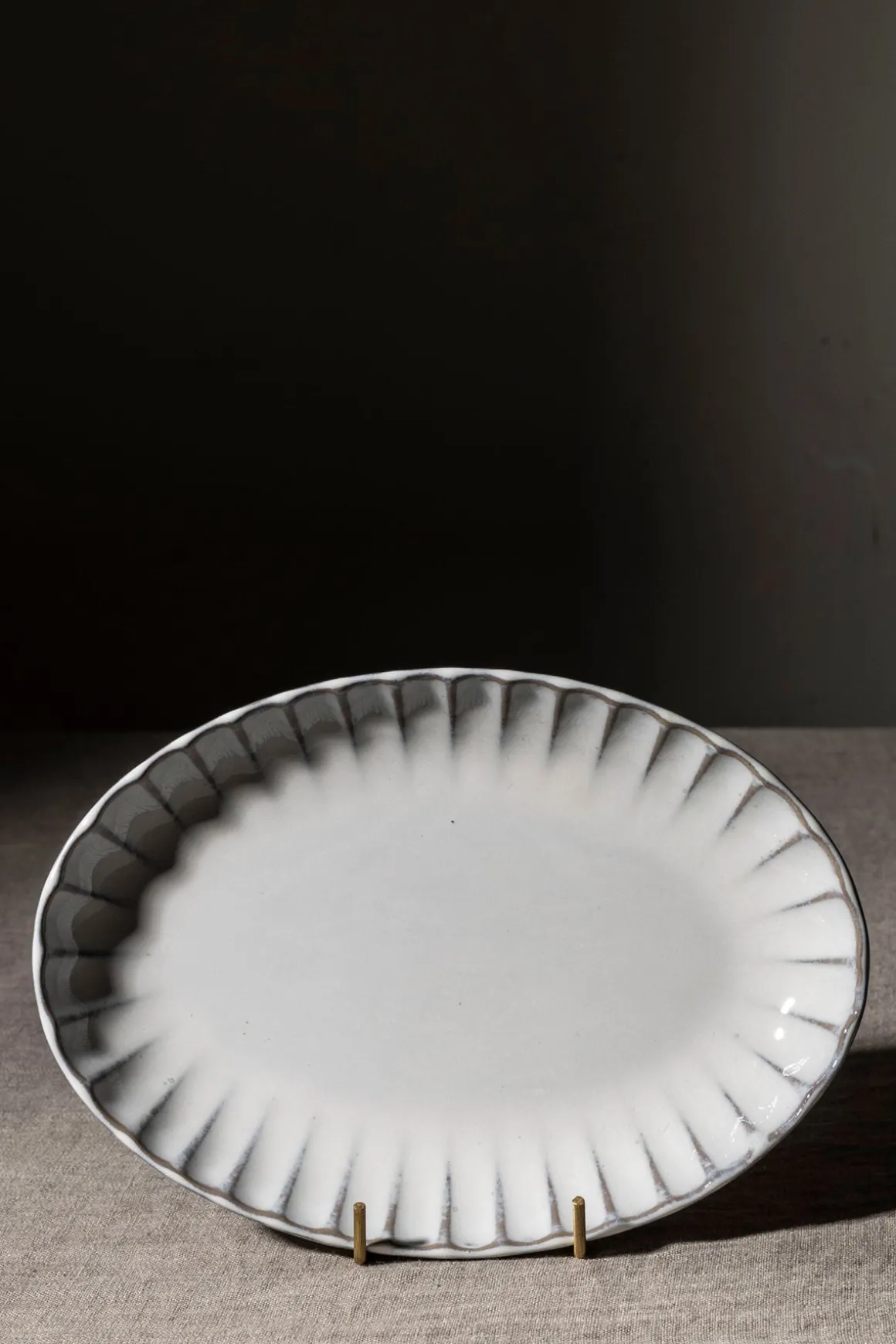 Skål - Inku Oval Hvit