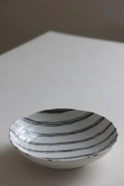 Skål - Japansk Keramikk Brune Small Striper