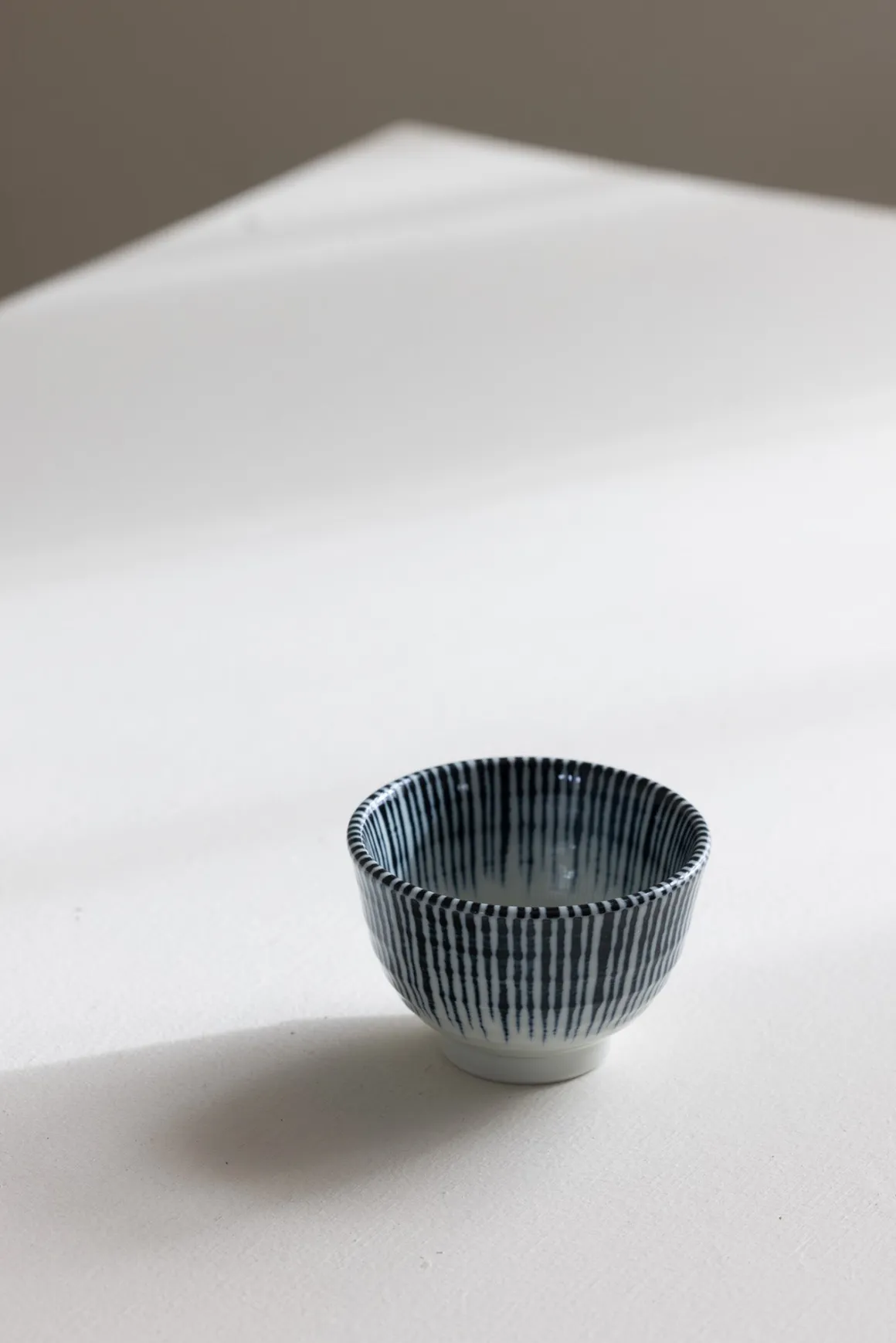 Skål - Japansk Keramikk Stripe Bleu