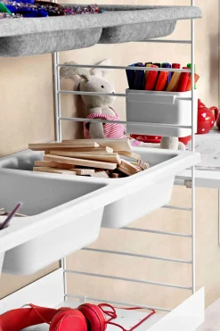 Skålhylle - Plastikk 78x30 Hvit