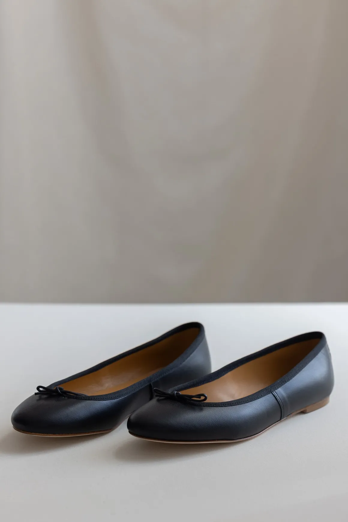 Sko - Ballerina Capri Nappa Nero