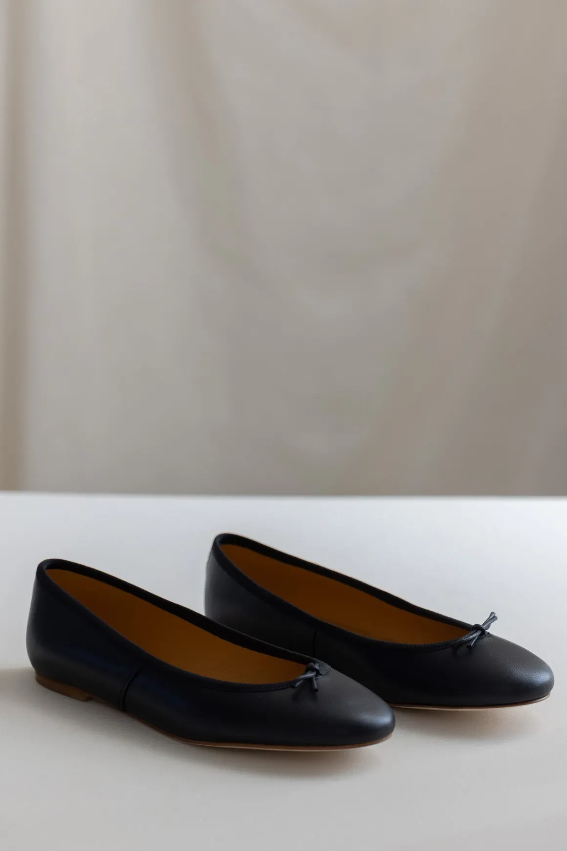 Sko - Ballerina Capri Nappa Nero