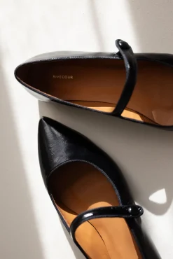 Sko - Ballerines n°144 Cuir Vernis Noir