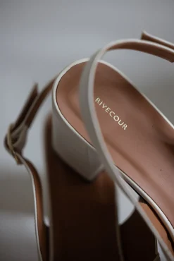 Sko - Sandales n°652 Cuir Blanc cassé