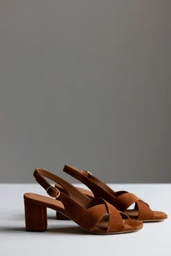 Sko - Sandales n°652 Suede Cognac