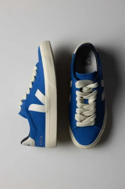 Sko - Sneakers Campo Bold Suede Indigo Pierre