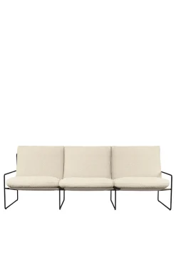 Sofa - Desert 3-seter Black/Pure Bouclé