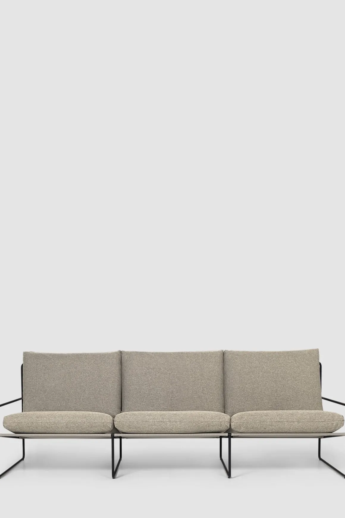 Sofa - Desert 3-seter Dolce, Black/Dark Sand