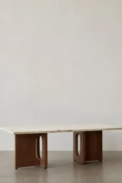 Sofabord - Androgyne Lounge Kunis Breccia Sand/Dark Stained Oak