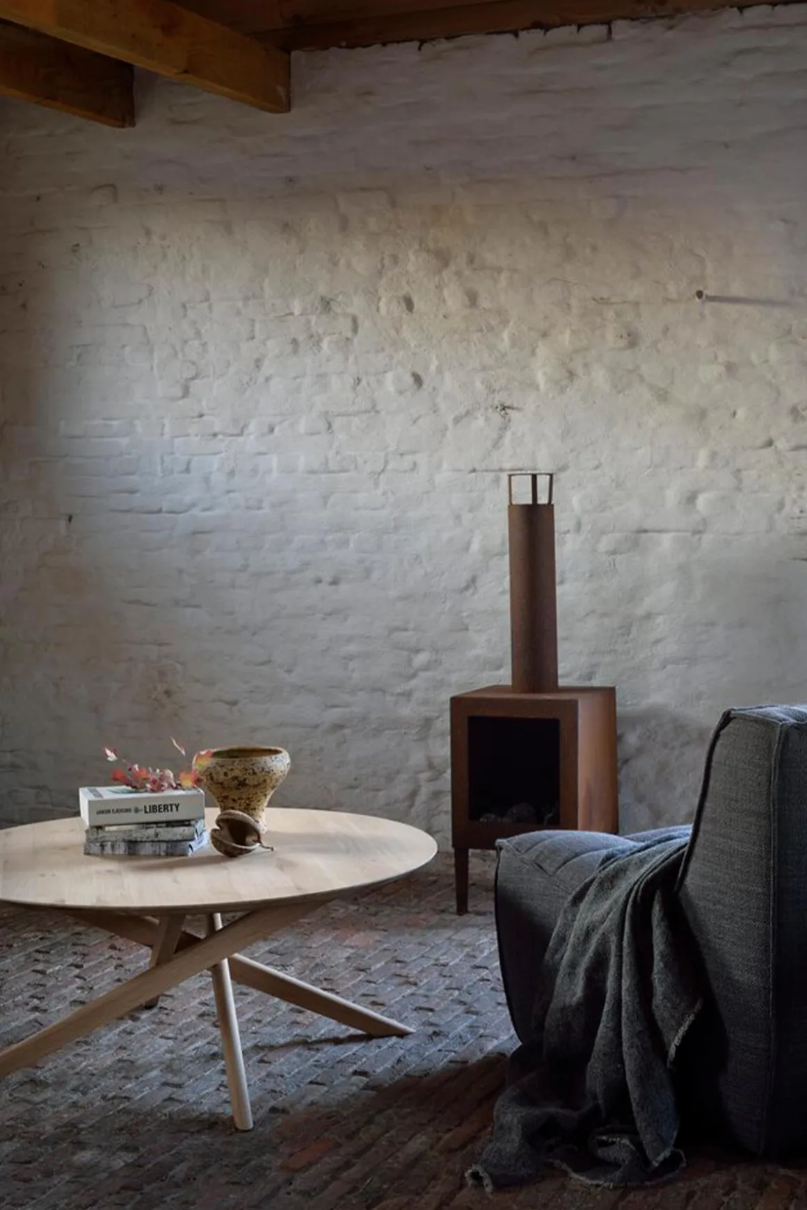 Sofabord - Oak Mikado Dia100cm Oiled Oak