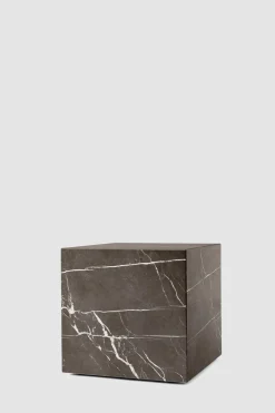 Sofabord - Plinth Cubic 40x40xh39cm Brown Grey Marble