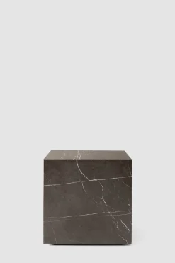 Sofabord - Plinth Cubic 40x40xh39cm Brown Grey Marble