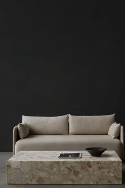 Sofabord - Plinth Grand 76x137xH27,5cm Kunis Breccia