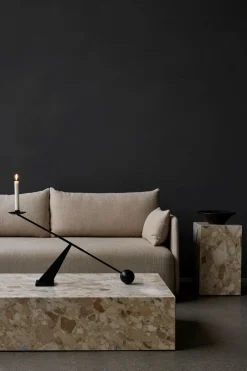 Sofabord - Plinth Grand 76x137xH27,5cm Kunis Breccia